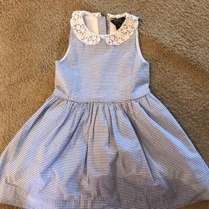 Ralph Lauren blue and white striped dress